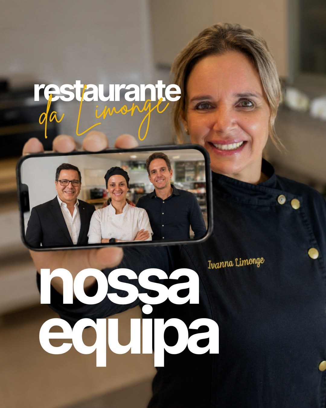 Nossa equipa — Chef Ivanna Limonge e sócios